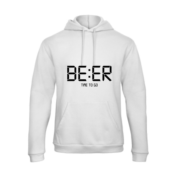 TIME TO GO T shirt biere -B&C - Hooded Sweatshirt Unisex 