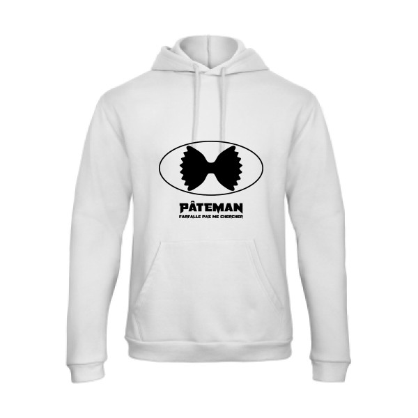 PÂTEMAN - modèle B&C - Hooded Sweatshirt Unisex  - Thème t shirt parodie et marque  -