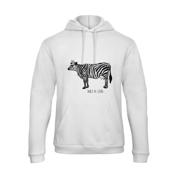 drole de zebre- Tee shirts originaux Homme - modèle B&C - Hooded Sweatshirt Unisex  -