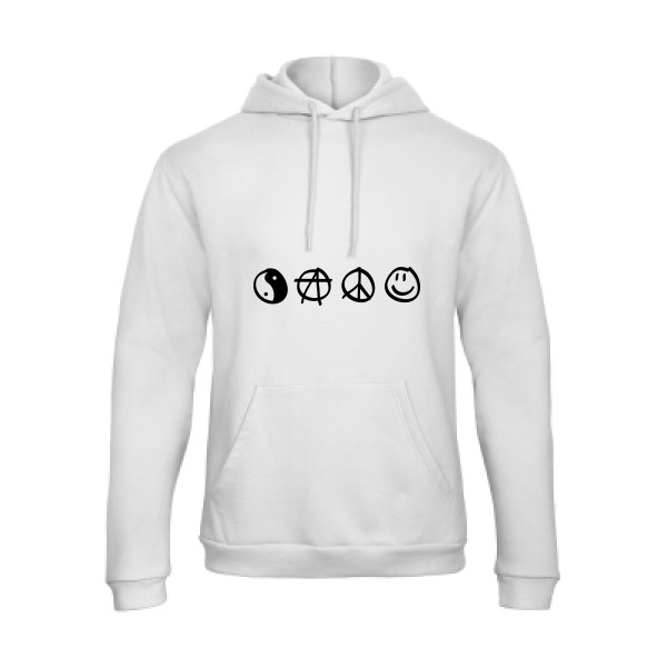 circles power- Tshirt geek - B&C - Hooded Sweatshirt Unisex 