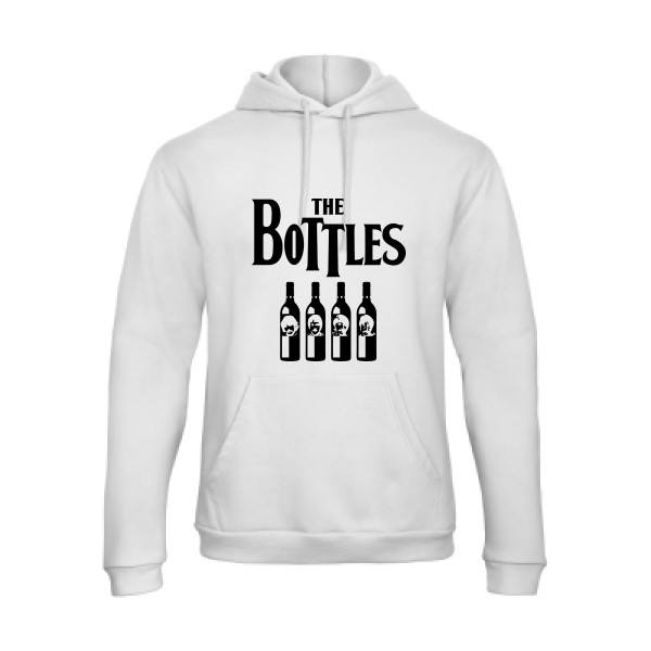 The Bottles - Sweat capuche parodie  pour Homme - modèle B&C - Hooded Sweatshirt Unisex  - thème parodie et musique vintage -