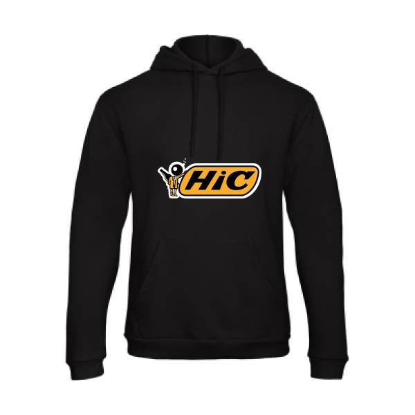 Hic-Sweat capuche humoristique - B&C - Hooded Sweatshirt Unisex - Thème vêtement parodie -