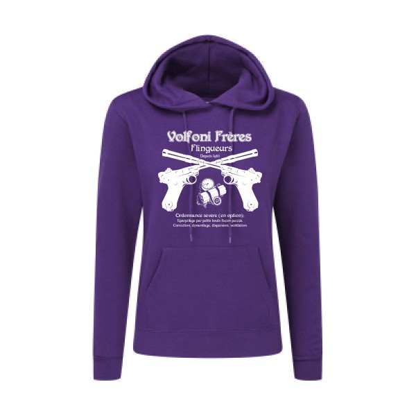 Volfoni Frère-T shirt original-SG - Ladies' Hooded Sweatshirt