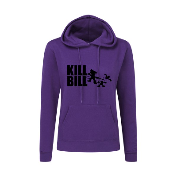 T shirt film -kill bill - SG - Ladies' Hooded Sweatshirt