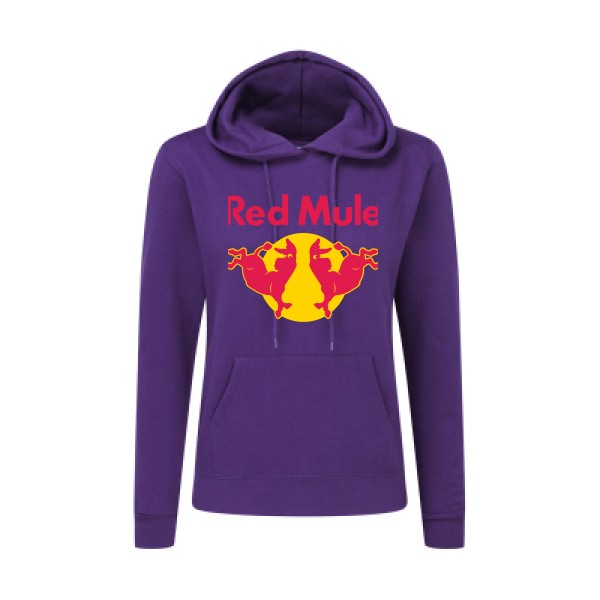 Red Mule-T shirt  parodie-SG - Ladies' Hooded Sweatshirt