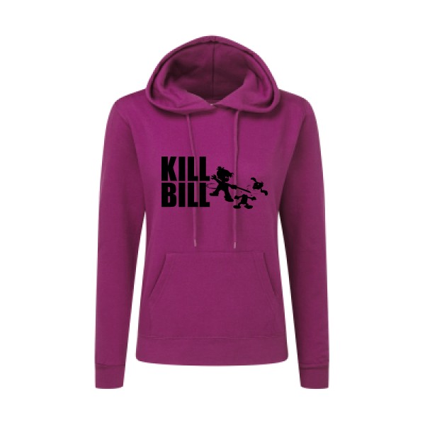 kill bill - Sweat capuche femme kill bill Femme - modèle SG - Ladies' Hooded Sweatshirt -thème cinema -