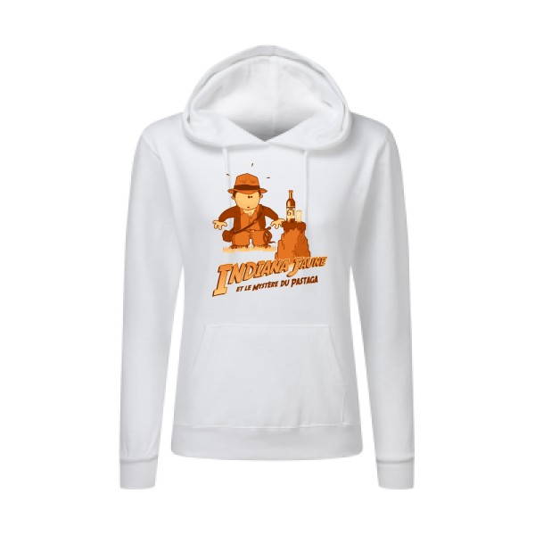 Indiana - Sweat capuche femme Femme alcool - SG - Ladies' Hooded Sweatshirt - thème alcool et parodie-