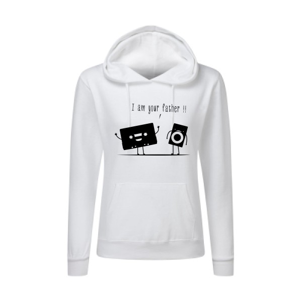 I m your father - Je suis ton père -SG - Ladies' Hooded Sweatshirt