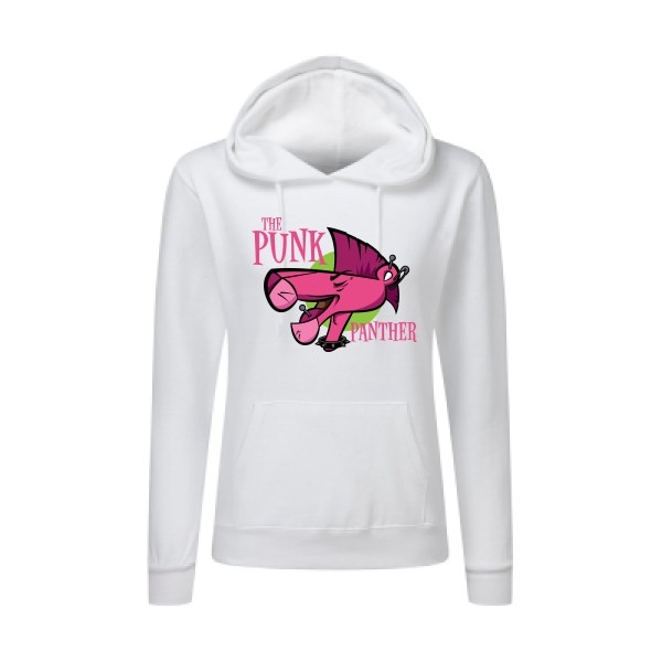 The Punk Panther - T shirt anime-SG - Ladies' Hooded Sweatshirt