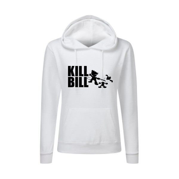 kill bill - Sweat capuche femme kill bill Femme - modèle SG - Ladies' Hooded Sweatshirt -thème cinema -