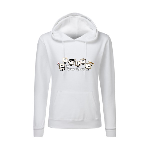 The French Touches - T shirt Geek- SG - Ladies' Hooded Sweatshirt