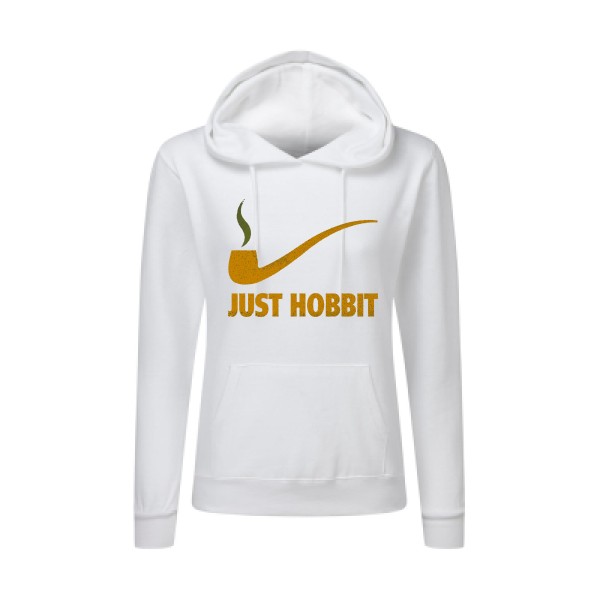 Just Hobbit - Sweat capuche femme seigneur des anneaux Femme - modèle SG - Ladies' Hooded Sweatshirt -thème cinema -