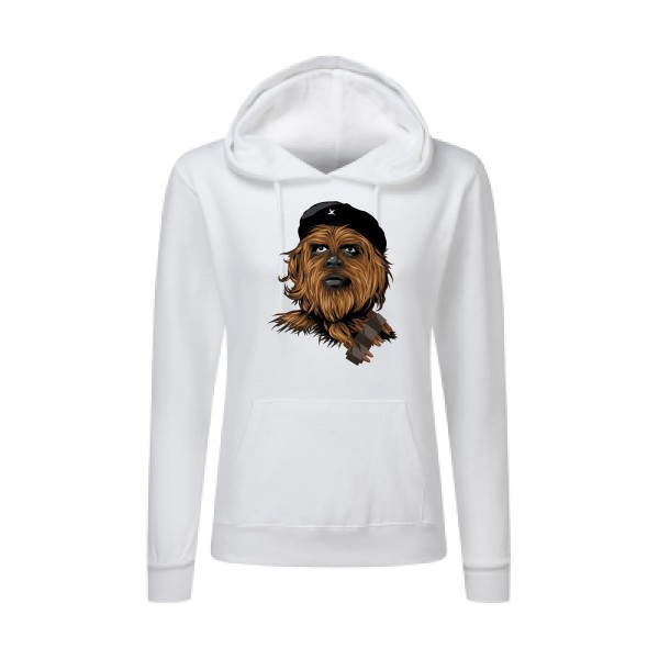 Chewie guevara -Sweat capuche femme  parodie Femme  -SG - Ladies' Hooded Sweatshirt -thème  cinema - 