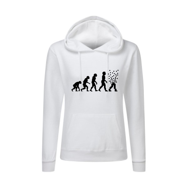 Evolution numerique Tee shirt geek-SG - Ladies' Hooded Sweatshirt