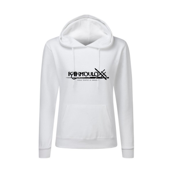 KAAMOULOXX ! - tee shirt humour Femme - modèle SG - Ladies' Hooded Sweatshirt -