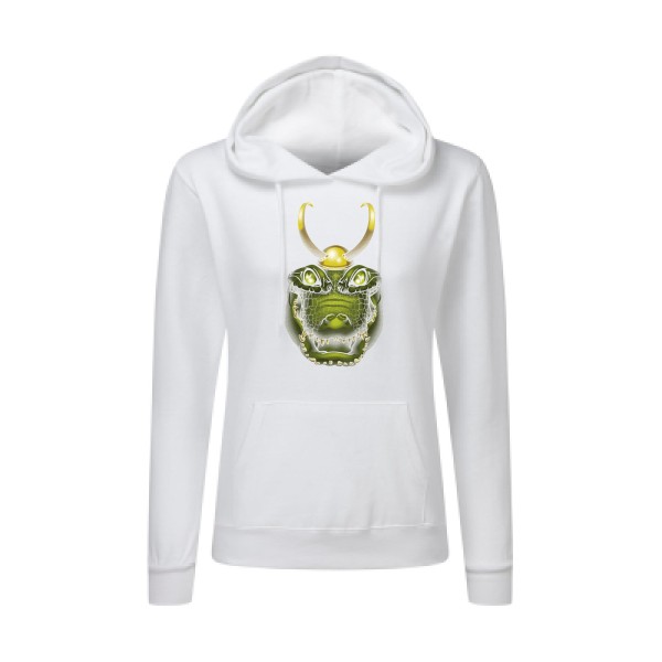 Alligator smile - Sweat capuche femme animaux -SG - Ladies' Hooded Sweatshirt