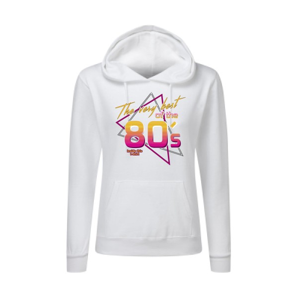 80s -Sweat capuche femme original vintage - SG - Ladies' Hooded Sweatshirt - thème vintage -