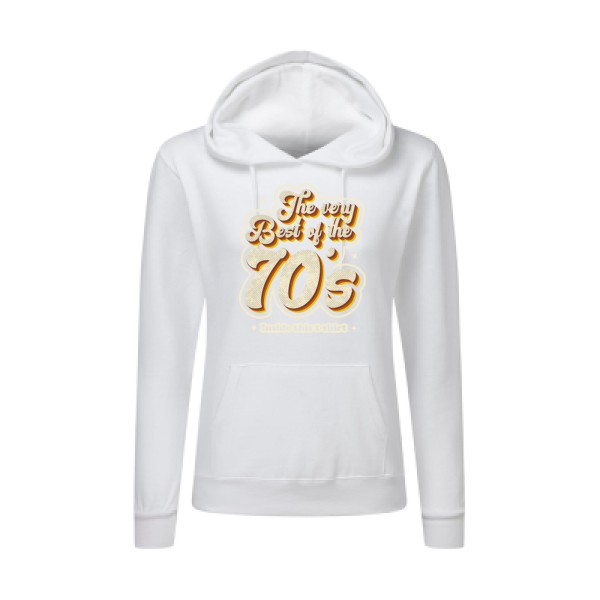 70s - Sweat capuche femme original -SG - Ladies' Hooded Sweatshirt - thème année 70 -