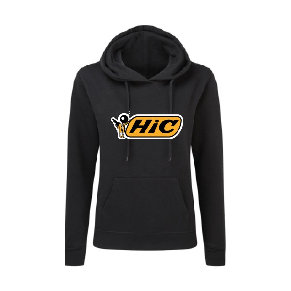 Hic-Sweat capuche femme humoristique - SG - Ladies' Hooded Sweatshirt- Thème vêtement parodie -