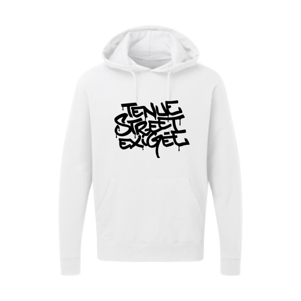 Tenue street exigée -Sweat capuche streetwear Homme  -SG - Hooded Sweatshirt -Thème streetwear -