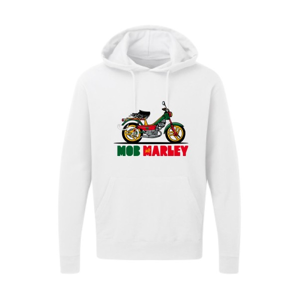 Mob Marley - Sweat capuche reggae Homme - modèle SG - Hooded Sweatshirt -thème musique et bob marley -