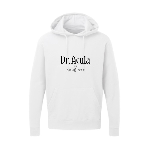 Dr.Acula - Sweat capuche Homme original - SG - Hooded Sweatshirt - thème humour et jeux de mots -