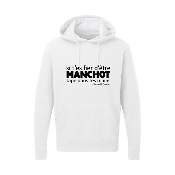 Manchot-Sweat capuche drôle - SG - Hooded Sweatshirt- Thème humour - 