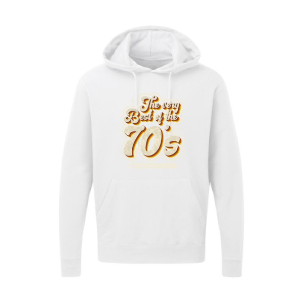 70s - Sweat capuche original -SG - Hooded Sweatshirt - thème année 70 -