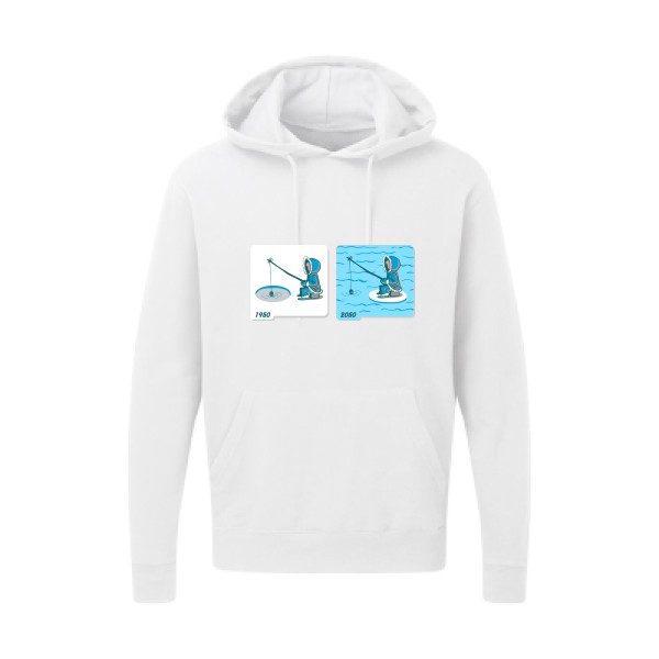 T shirt Homme humour -Fishing in Arctic - SG - Hooded Sweatshirt
