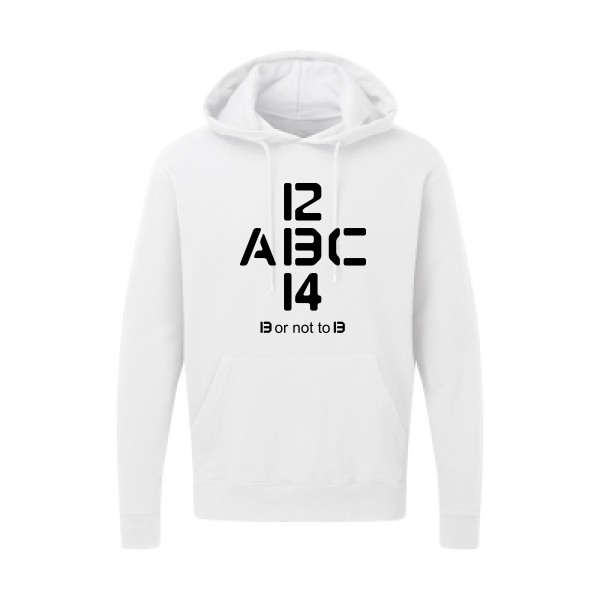 Sweat capuche Homme original - B or not to B - 