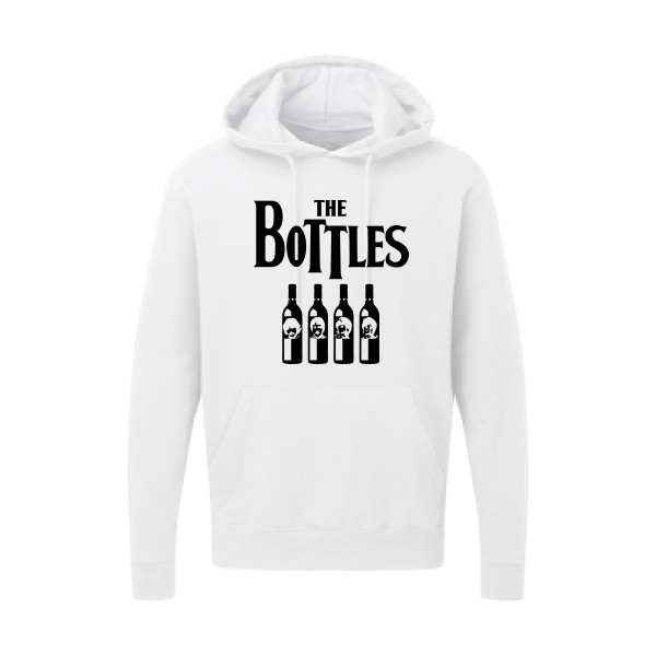The Bottles - Sweat capuche parodie  pour Homme - modèle SG - Hooded Sweatshirt - thème parodie et musique vintage -