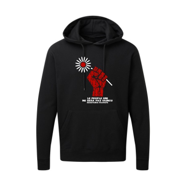 Resistance Pacifiste - Sweat capuche original Homme  -SG - Hooded Sweatshirt - Thème peace and love -