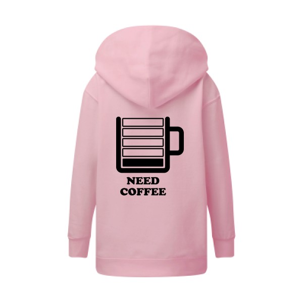Sweat capuche enfant - SG - Kids' Hooded Sweatshirt - Need Coffee