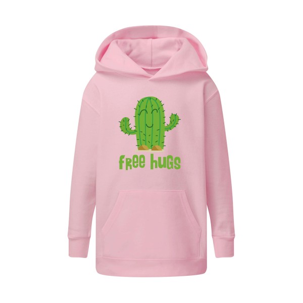 FreeHugs- Sweat capuche enfant Enfant - thème tee shirt humoristique -SG - Kids' Hooded Sweatshirt -