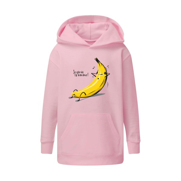 Je garde la banane ! - Sweat capuche enfant drôle et cool Enfant  -SG - Kids' Hooded Sweatshirt - Thème original et drôle -