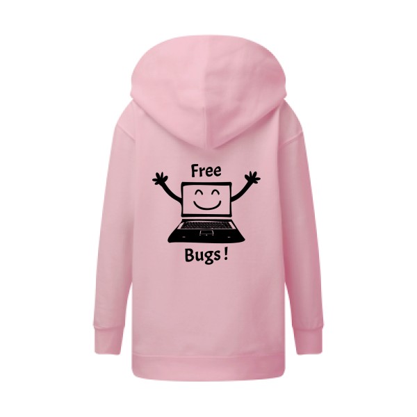 Sweat capuche enfant - SG - Kids' Hooded Sweatshirt - FREE BUGS !