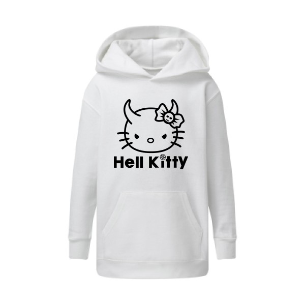 Sweat capuche enfant - SG - Kids' Hooded Sweatshirt - Hell Kitty