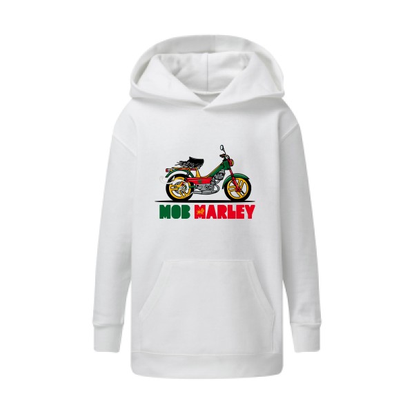 Mob Marley - Sweat capuche enfant reggae Enfant - modèle SG - Kids' Hooded Sweatshirt -thème musique et bob marley -