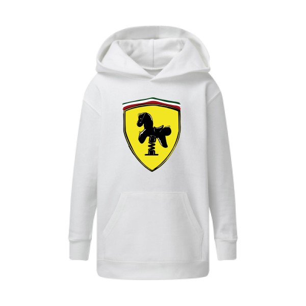 Ferrari -Sweat capuche enfant parodie pour Enfant -SG - Kids' Hooded Sweatshirt - thème  automobile - 