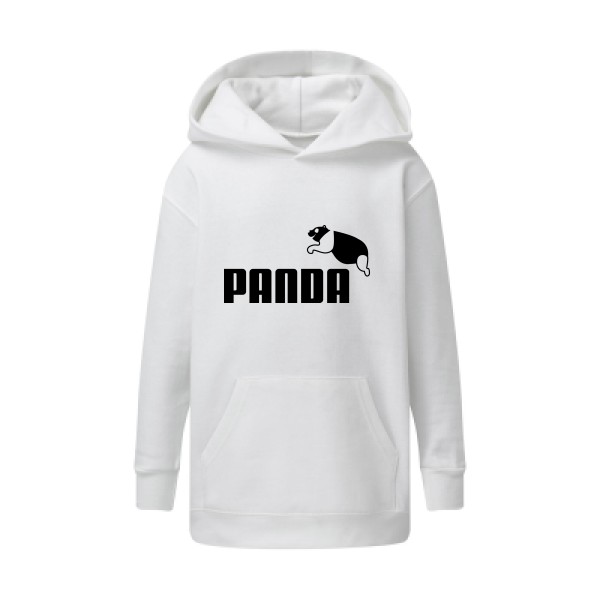 PANDA - Sweat capuche enfant parodie pour Enfant -modèle SG - Kids' Hooded Sweatshirt - thème humour et parodie- 