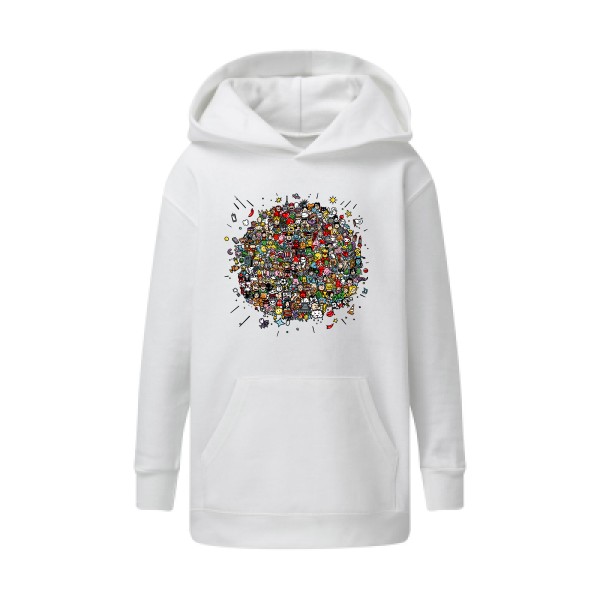 Planète Pop Culture- T-shirts originaux -modèle SG - Kids' Hooded Sweatshirt -