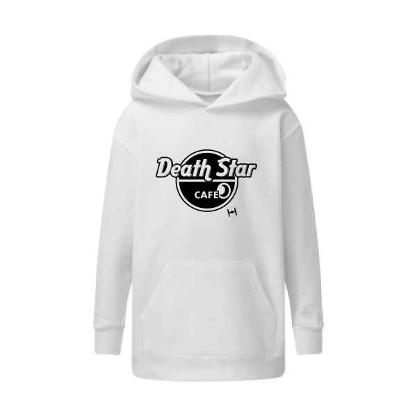 DeathStarCafe - Sweat capuche enfant dark pour Enfant -modèle SG - Kids' Hooded Sweatshirt - thème parodie et marque-