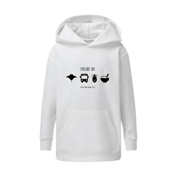 REBUS- T shirt rigolo- modèle SG - Kids' Hooded Sweatshirt - 