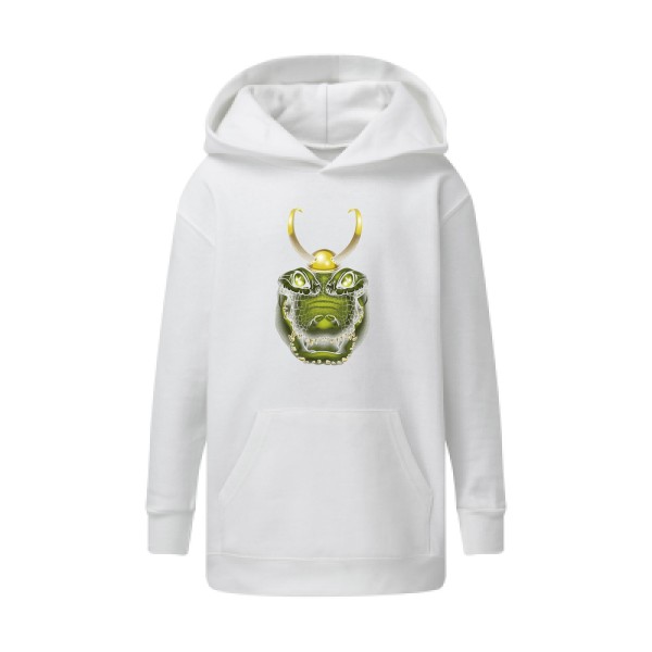 Sweat capuche enfant - SG - Kids' Hooded Sweatshirt - Alligator smile