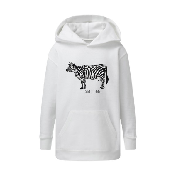 drole de zebre- Tee shirts originaux Enfant - modèle SG - Kids' Hooded Sweatshirt -