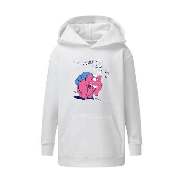 Sweat capuche enfant - SG - Kids' Hooded Sweatshirt - Just believe you can fly 