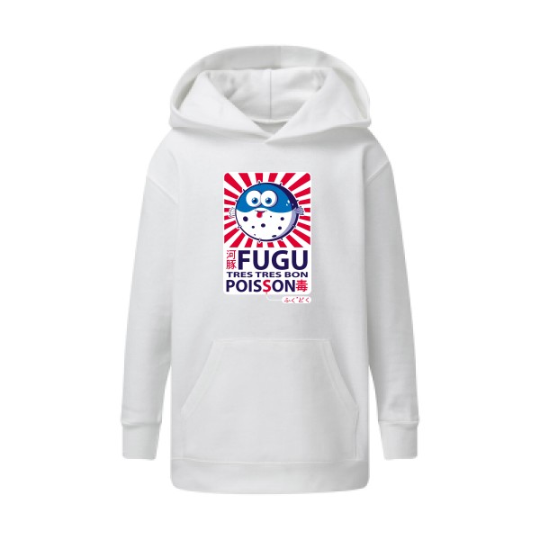 Fugu - Sweat capuche enfant trés marrant Enfant - modèle SG - Kids' Hooded Sweatshirt -thème burlesque -