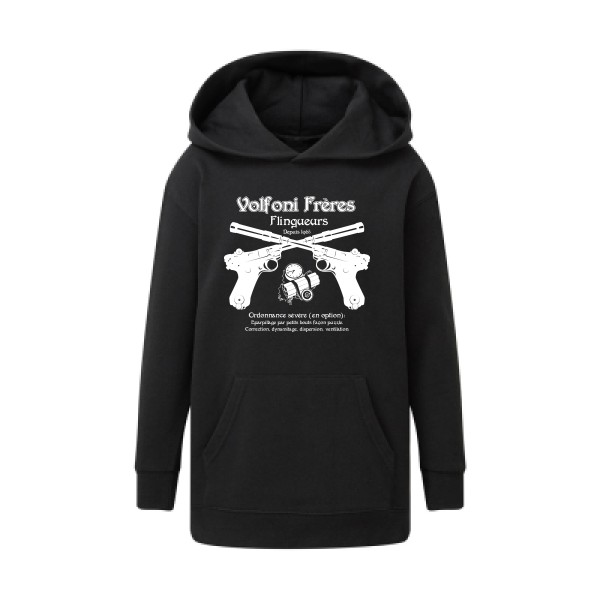 Volfoni Frère -Sweat capuche enfant  Enfant  vintage -SG - Kids' Hooded Sweatshirt -thème  rétro et vintage - 