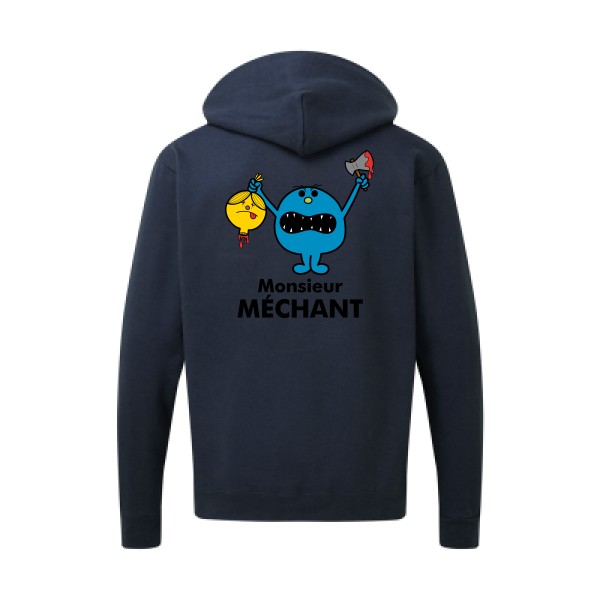 Monsieur Méchant-t shirt marrant-SG - Zip Hood Men