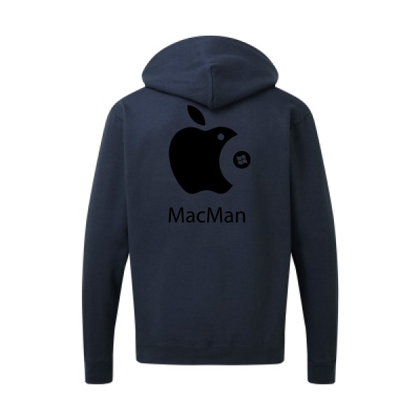 MacMan - T shirt Geek - SG - Zip Hood Men